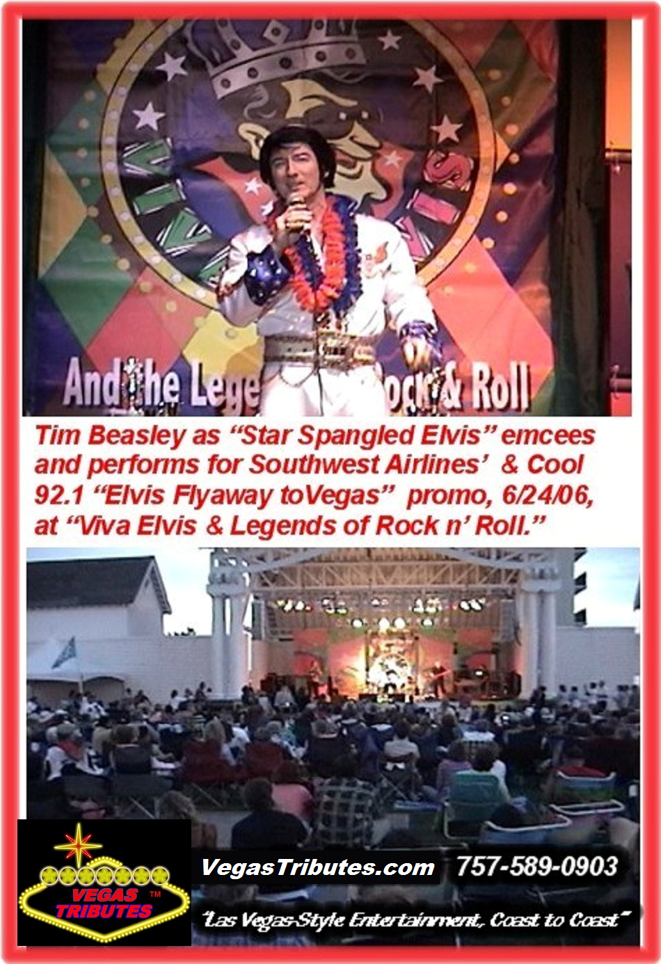 STAR SPANGLED ELVIS EMCEES ELVIS FEST